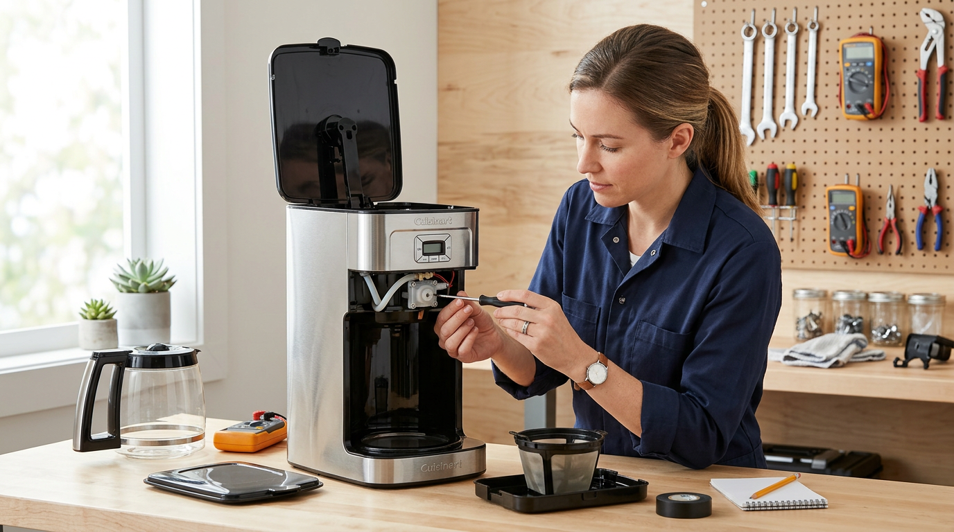 Cuisinart coffee maker not brewing – common causes and fixes