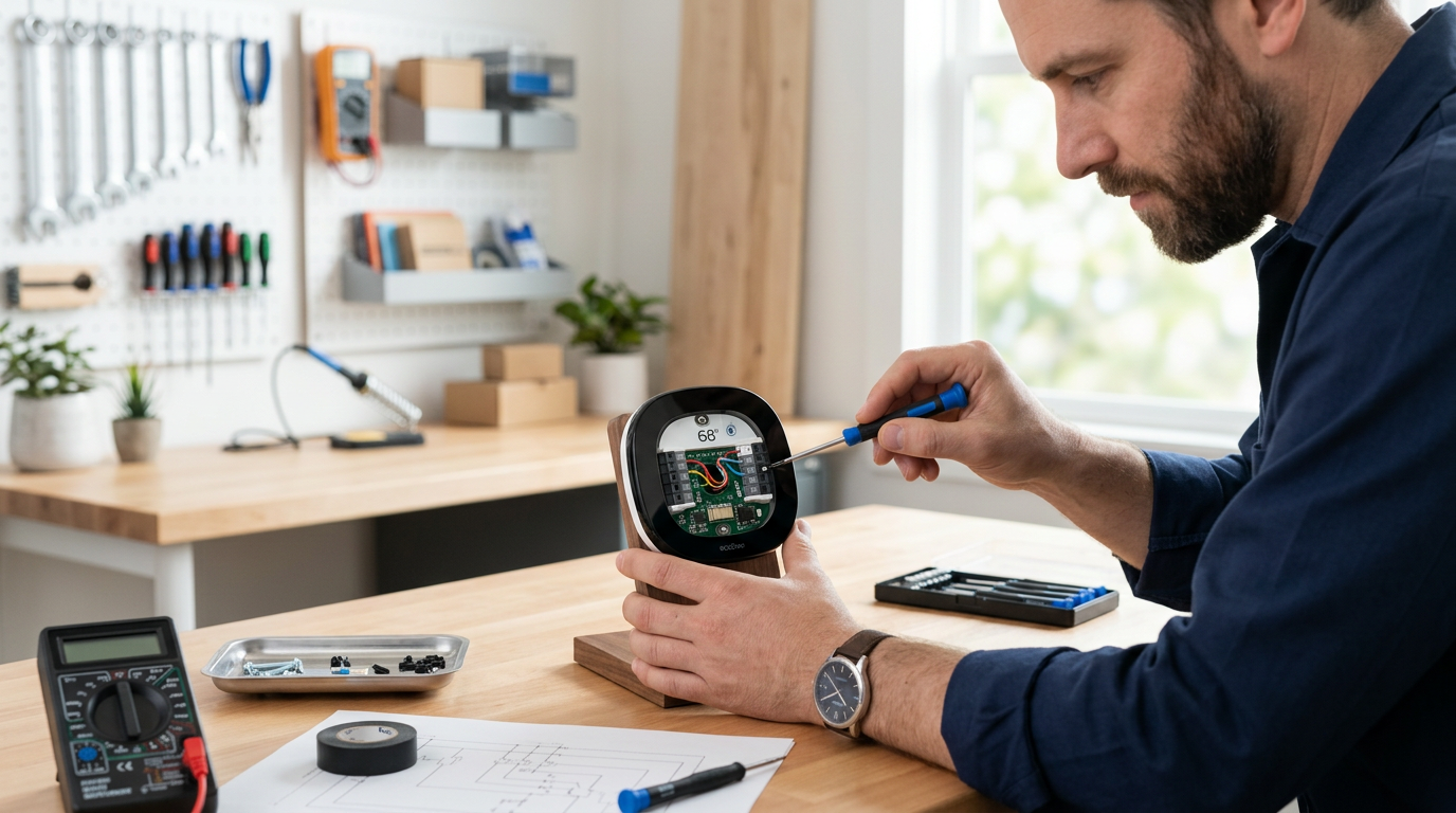 Ecobee thermostat not reaching set temperature – calibration fix