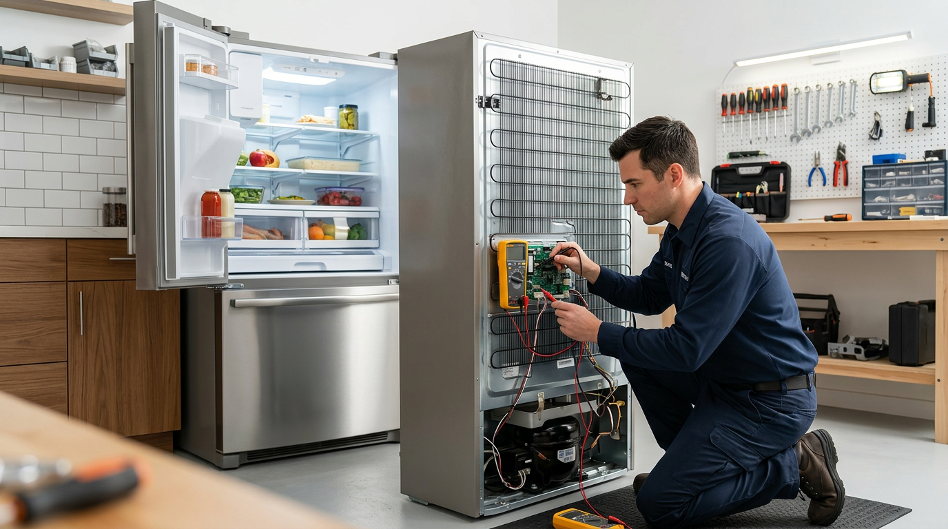 Frigidaire refrigerator H1 error code – temperature fix