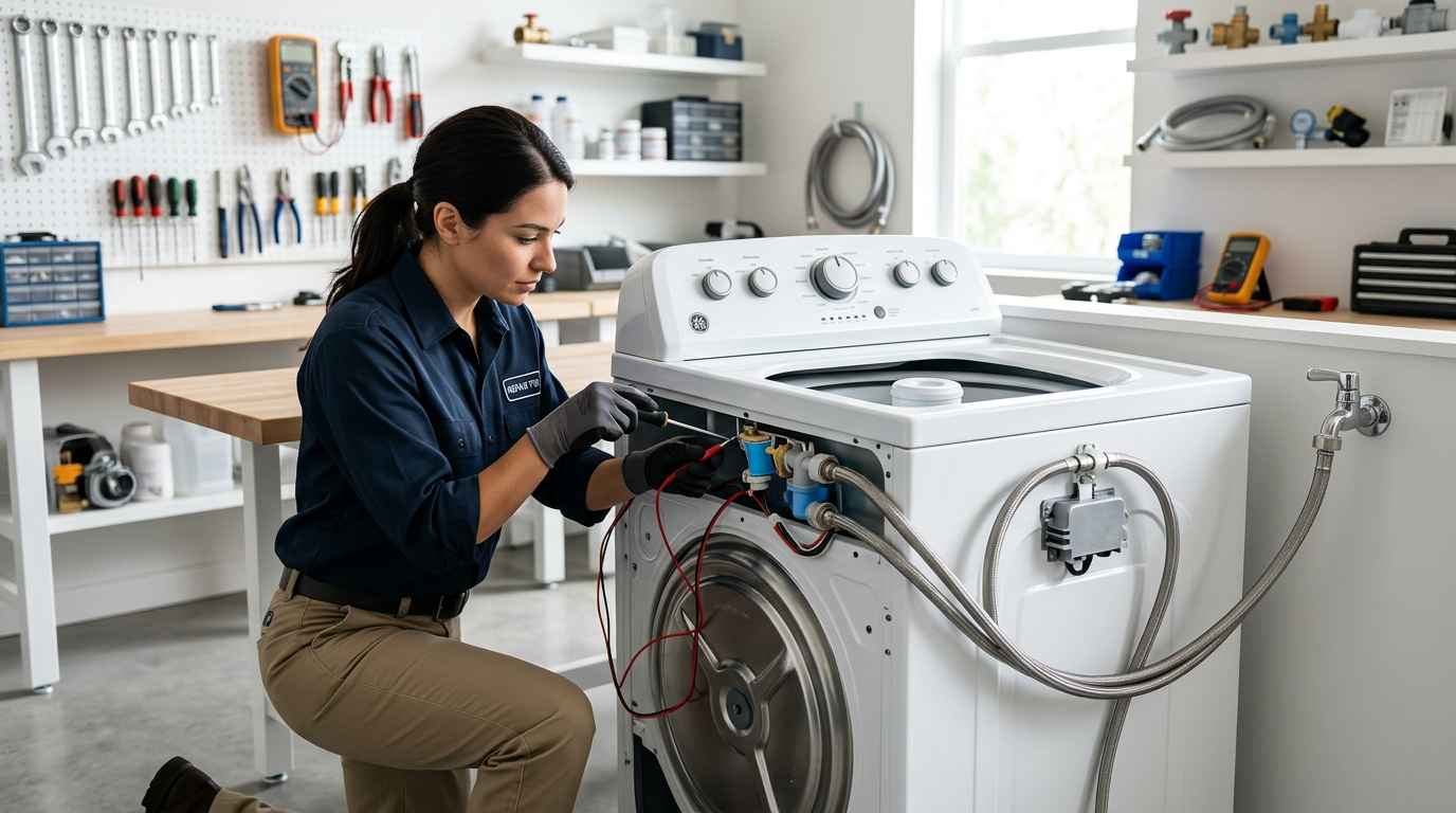 GE washer not filling with water – 6 causes and fixes
