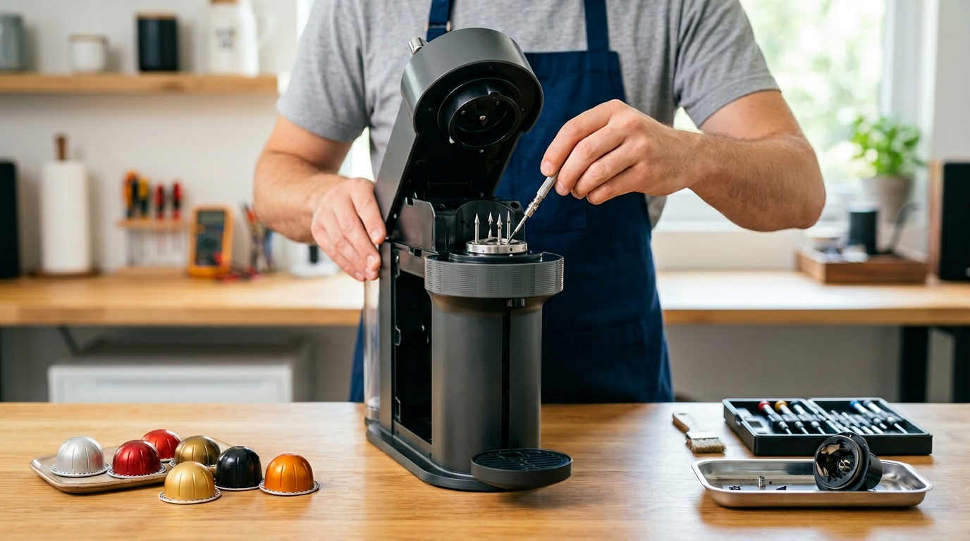 How to fix a Nespresso machine that won't pierce capsules