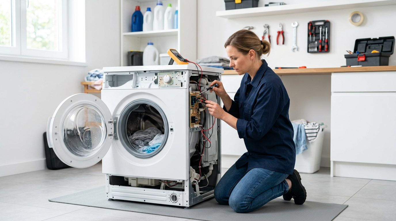 How to fix a washer that stops mid-cycle (all brands)