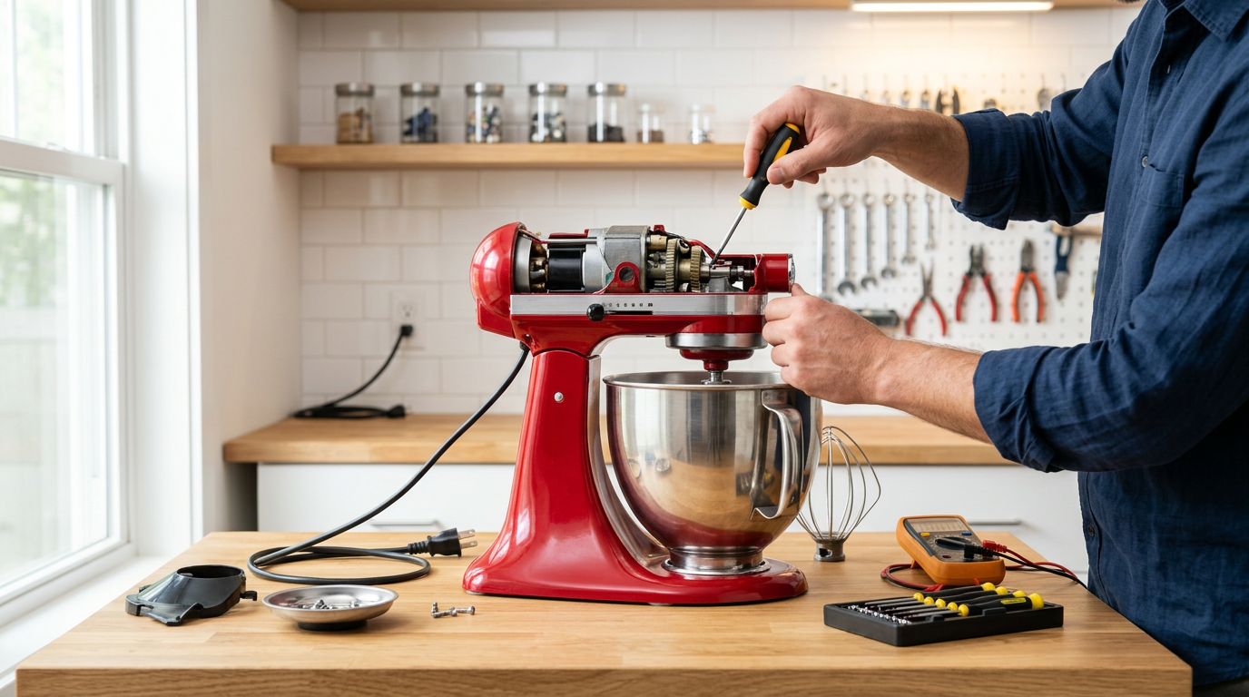KitchenAid mixer not turning on – troubleshooting
