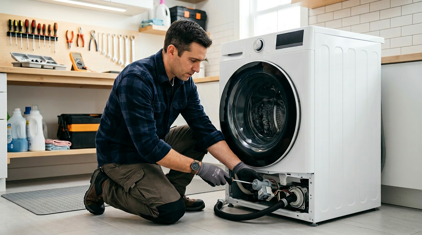 LG washer OE error code – drain pump fix step by step