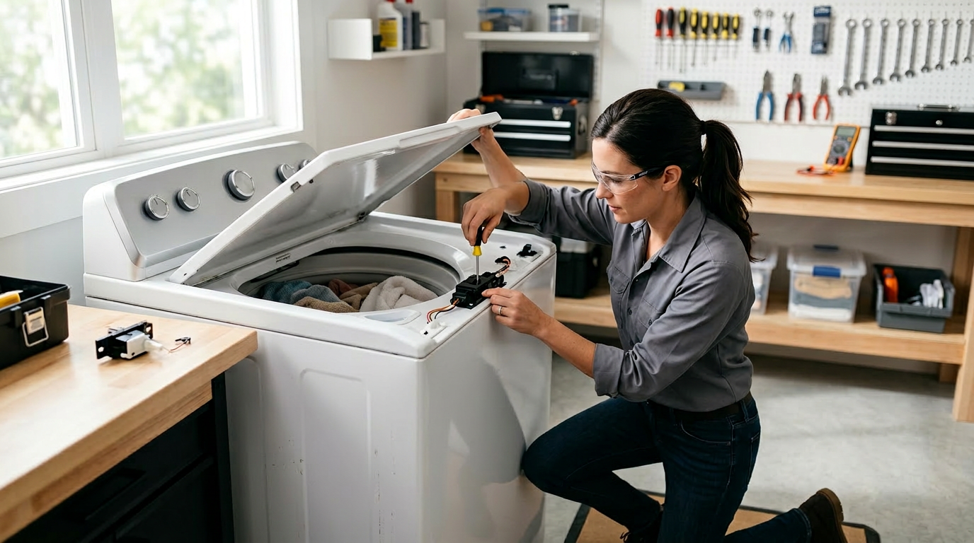 Maytag washer lid lock stuck – 3 solutions