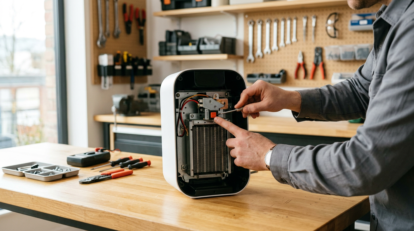 Portable heater keeps shutting off – safety switch reset guide