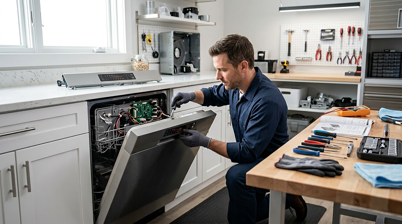 Samsung dishwasher not starting – blinking lights fix