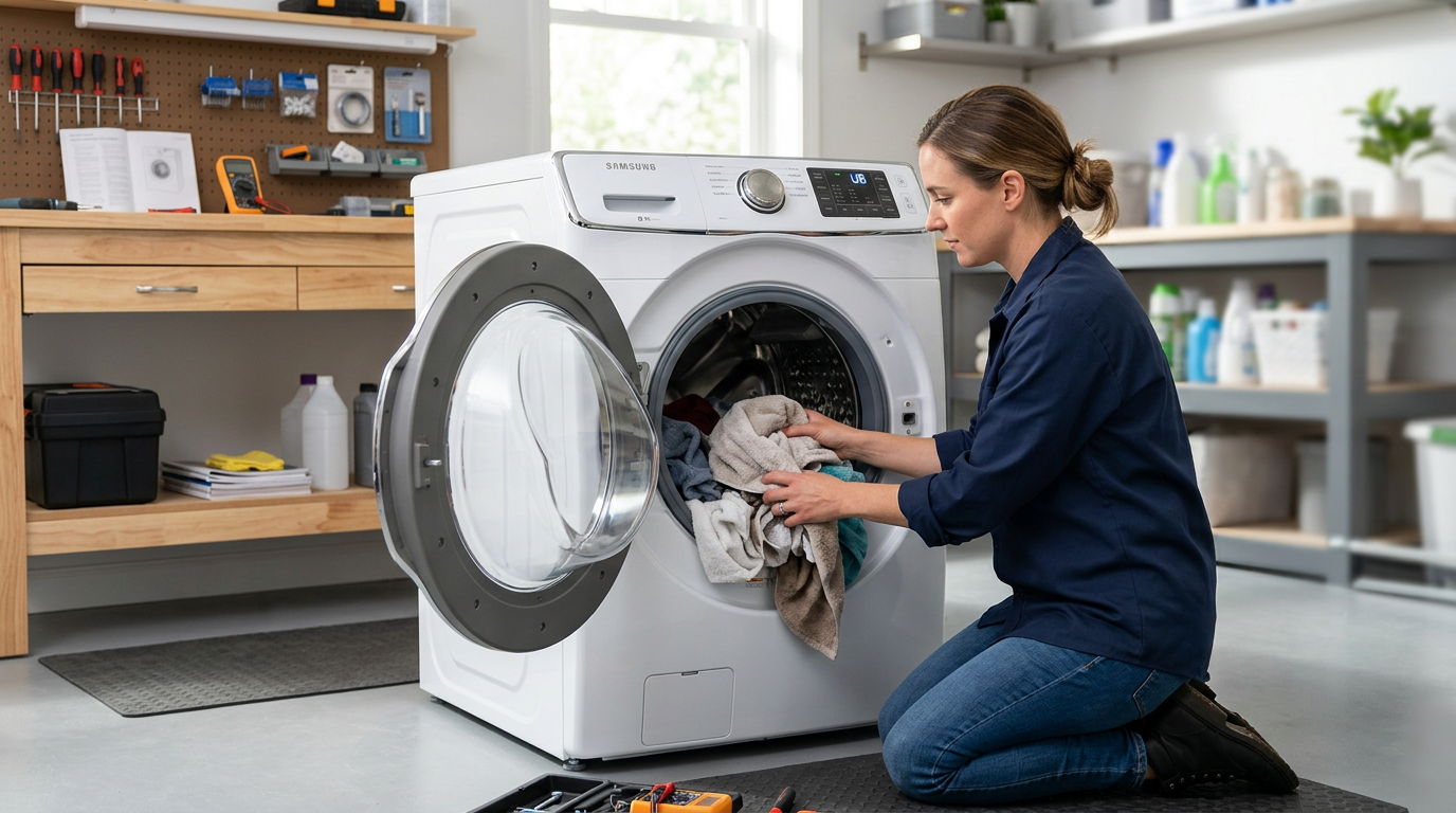 Samsung washer UB error code – unbalanced load fix