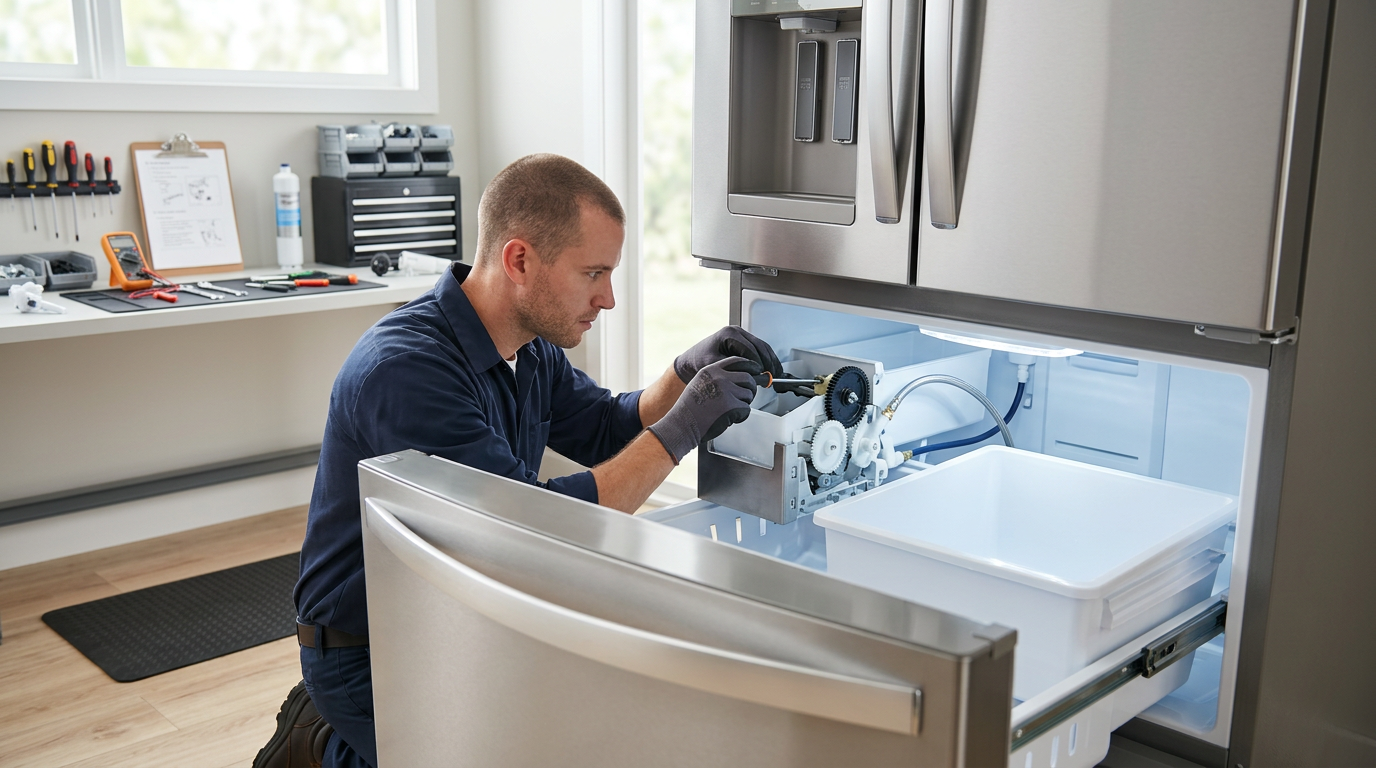 Whirlpool refrigerator not making ice – 8 causes and fixes